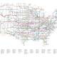 Illustration for article titled What if the US highway system consisted entirely of subways instead?